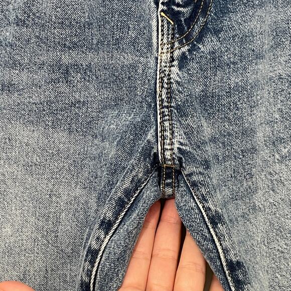 American Eagle Jeans Mens 32x30 Light Blue Wash Bootcut Stretch Baggy Y2K - Picture 9 of 9